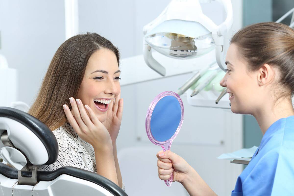 Teeth whitening service